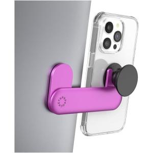 PopSockets Laptop Mount for Phone Grip, Phone Mount, Device Holder for Laptop – Black(Geranium)