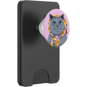 PopSockets Phone Grip – Cat PopSocket – Granny Cat PopSockets Adhesive PopGrip(Magnetic PopWallet)