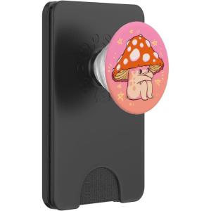 PopSockets Phone Grip– Mushroom PopSocket – Sitting Shroomie PopSockets Adhesive PopGrip(Magnetic PopWallet)