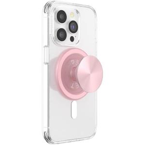 PopSockets Phone Grip for MagSafe with Kickstand, Magnetic Stand, Swappable Top, Secure Hold for iPhone MagSafe Cases, Phone & Tablet Grip – Dusty Rose(Pinky)