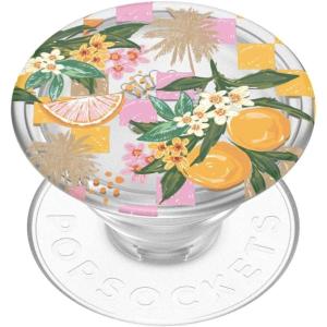 PopSockets Phone Grip for MagSafe with Kickstand, Magnetic Stand, Swappable Top, Secure Hold for iPhone MagSafe Cases, Phone & Tablet Grip – Tidepool Lava Aviation(Fruity Oil)