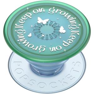 ​​​​PopSockets Phone Grip with Expanding Kickstand, Adhesive Grip – Happy Blues(Keep Growing)