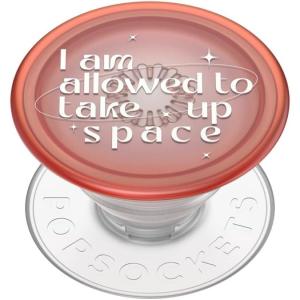 ​​​​PopSockets Phone Grip with Expanding Kickstand, Adhesive Grip – Happy Blues(Take Up Space)