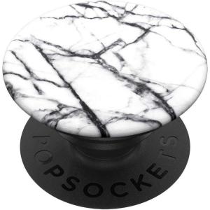 ​​​​PopSockets Phone Grip with Expanding Kickstand, Adhesive Grip – Rose Gold Lutz Marble(Dove Marble)