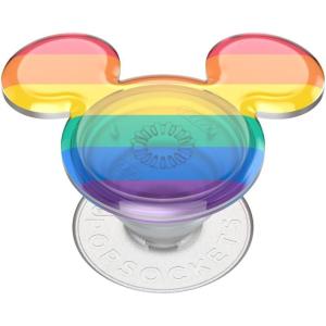 ​​​​PopSockets Phone Grip with Expanding Kickstand, Adhesive Grip, Disney – Golden Mickey(Rainbow Pride)