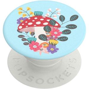 PopSockets Phone Grip with Expanding Kickstand, Adhesive Grip, Enamel – Hamsa Hand(Shroom Blooms)