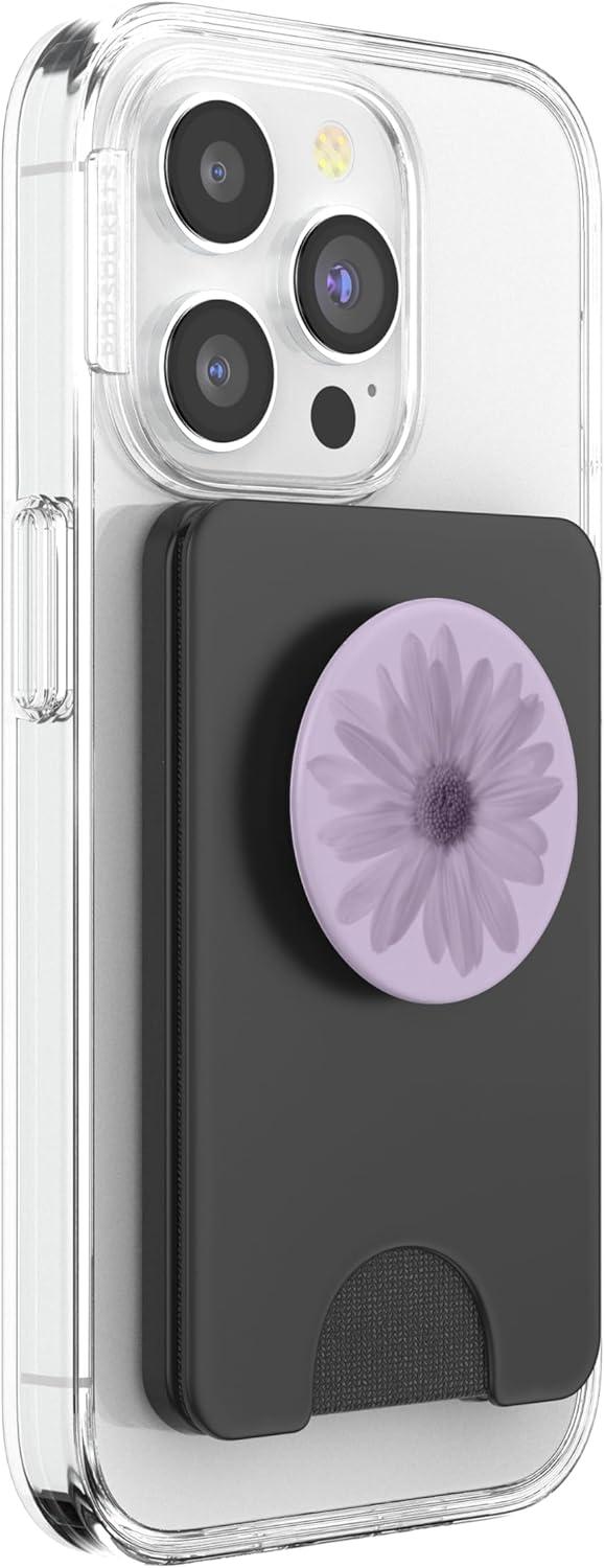 imageDaisy Light Purple PopSockets PopGrip for MagSafeMagnetic PopWallet