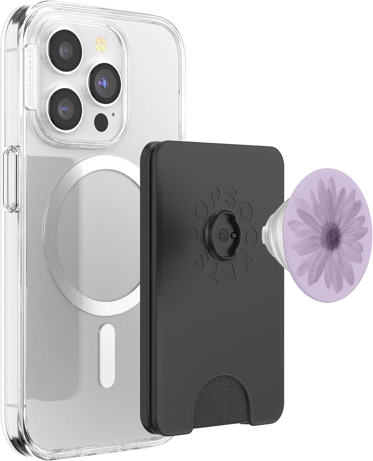 imageDaisy Light Purple PopSockets PopGrip for MagSafeMagnetic PopWallet