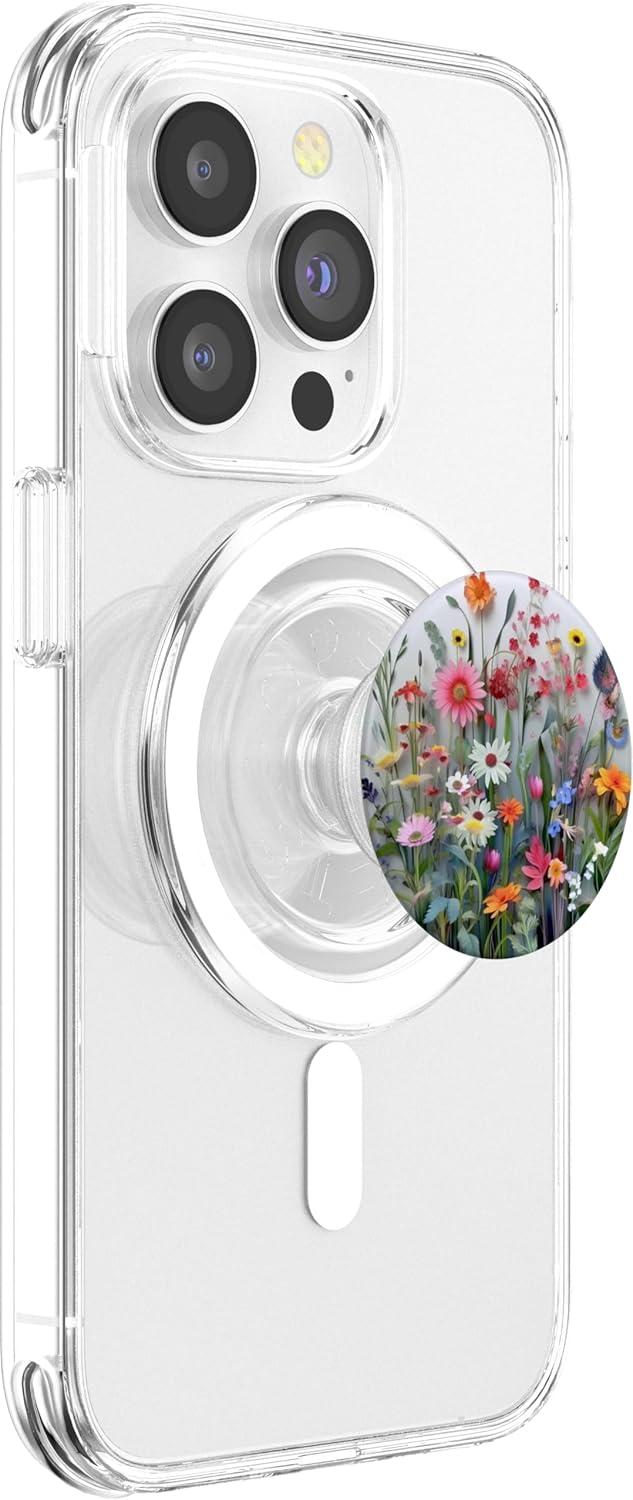 imageFlower Bouquet Floral Pattern PopSockets PopGrip for MagSafeMagnetic PopGrip