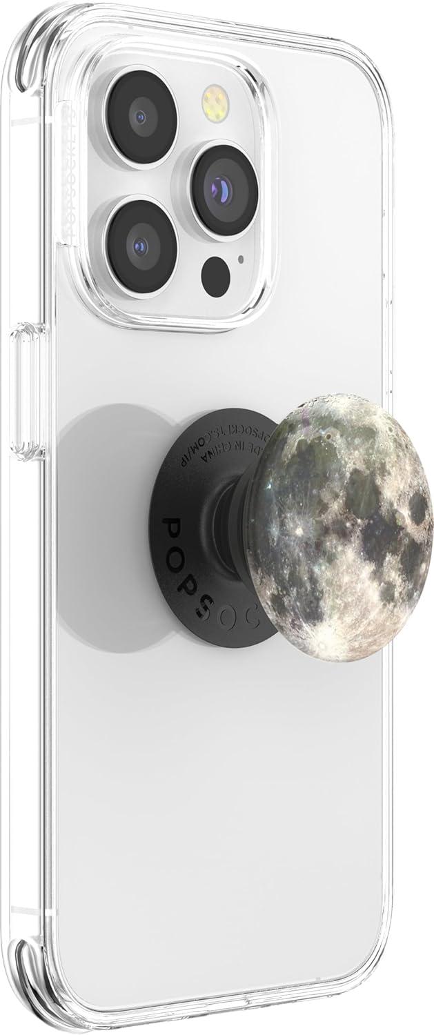 imagePopSockets  Phone Grip with Expanding Kickstand Galaxy PopGrip Moon
