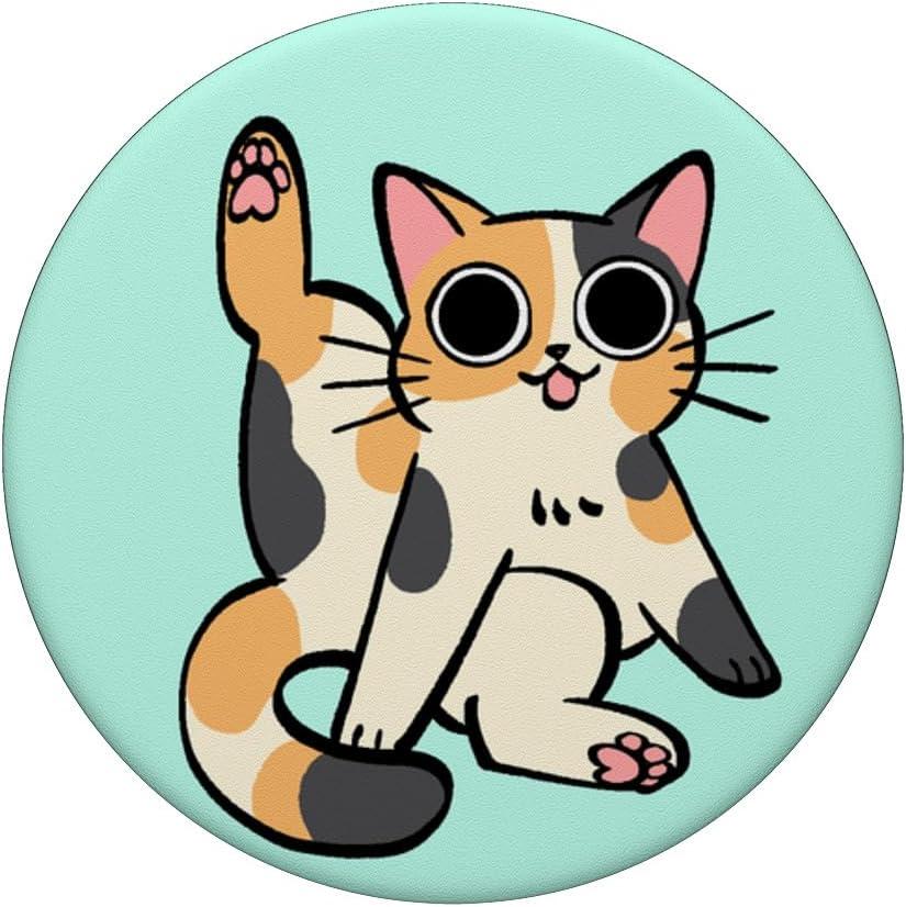 imagePopSockets Phone Grip Cat PopSocket Clean Cat PopSockets Adhesive PopGripAdhesive PopGrip