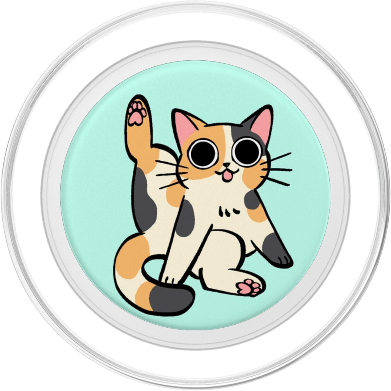 imagePopSockets Phone Grip Cat PopSocket Clean Cat PopSockets Adhesive PopGripMagnetic PopGrip