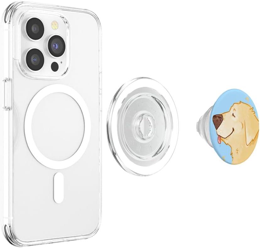 imagePopSockets Phone Grip Dog PopSocket Golden Boy PopSockets Adhesive PopGripMagnetic PopGrip