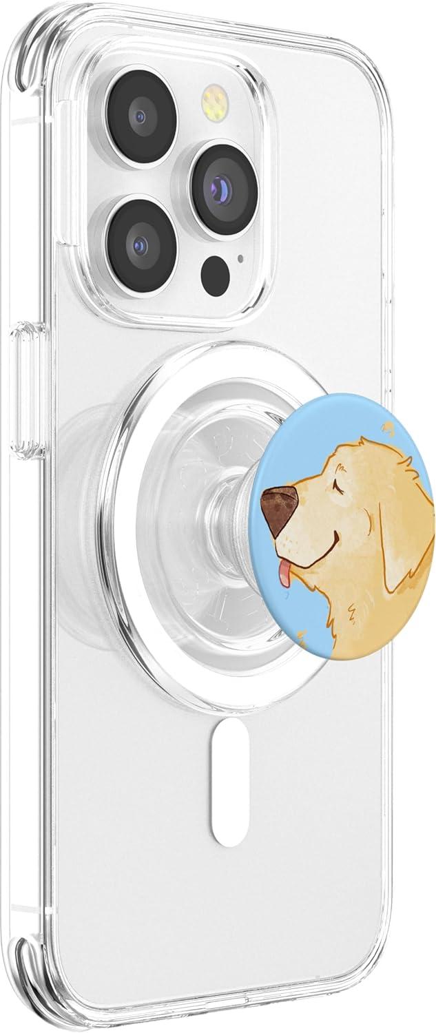 imagePopSockets Phone Grip Dog PopSocket Golden Boy PopSockets Adhesive PopGripMagnetic PopGrip