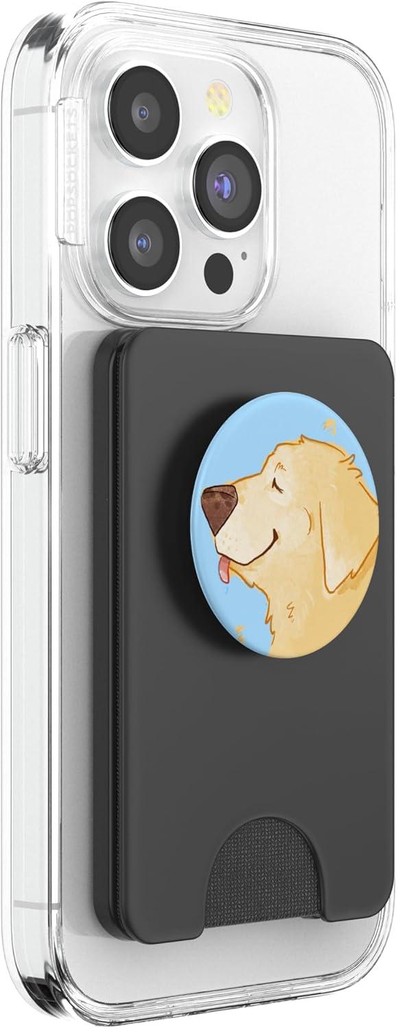 imagePopSockets Phone Grip Dog PopSocket Golden Boy PopSockets Adhesive PopGripMagnetic PopWallet