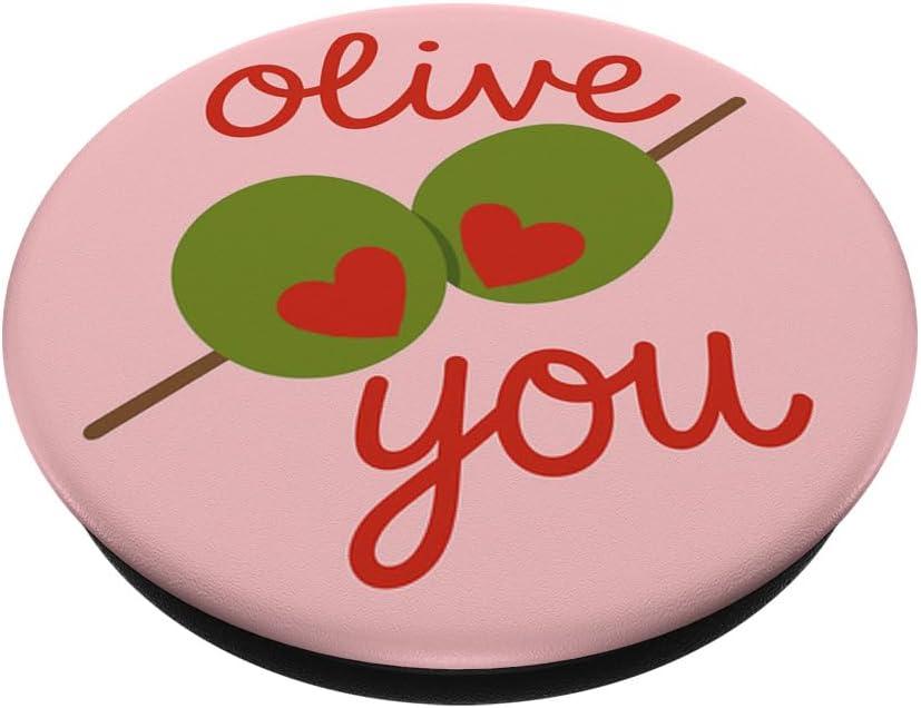 imagePopSockets Phone Grip Heart PopSocket Olive You PopSockets Adhesive PopGripAdhesive PopGrip