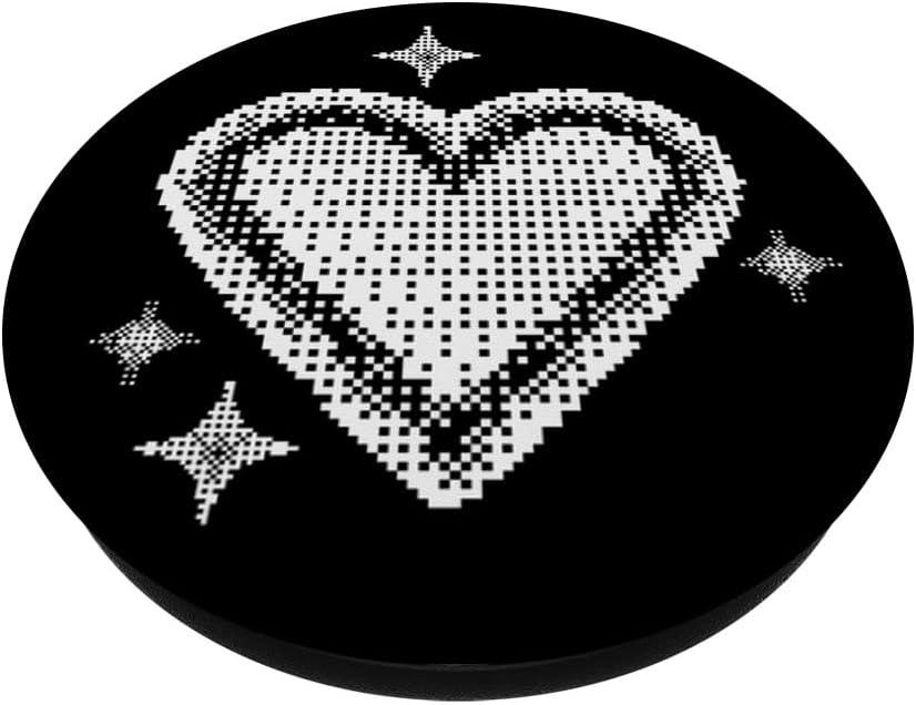 imagePopSockets Phone Grip Heart PopSocket Pixel Heart PopSockets Adhesive PopGripAdhesive PopGrip