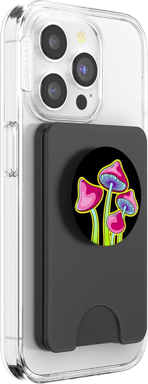 imagePopSockets Phone Grip  Mushroom PopSocket  Trippy Shroom PopSockets Adhesive PopGripMagnetic PopWallet