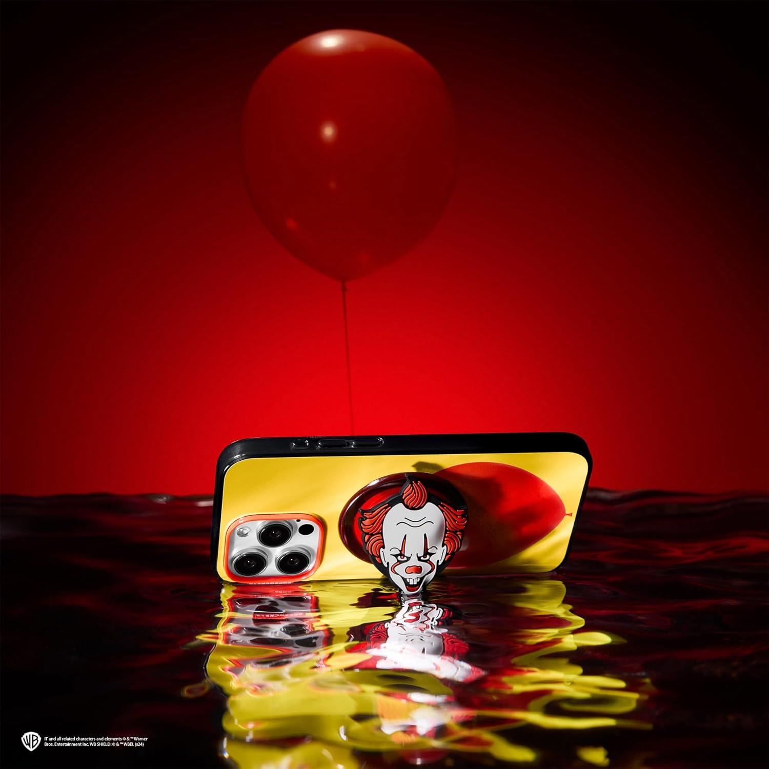 imagePopSockets Phone Grip with Expanding Kickstand Adhesive Grip Cute As HellPennywise