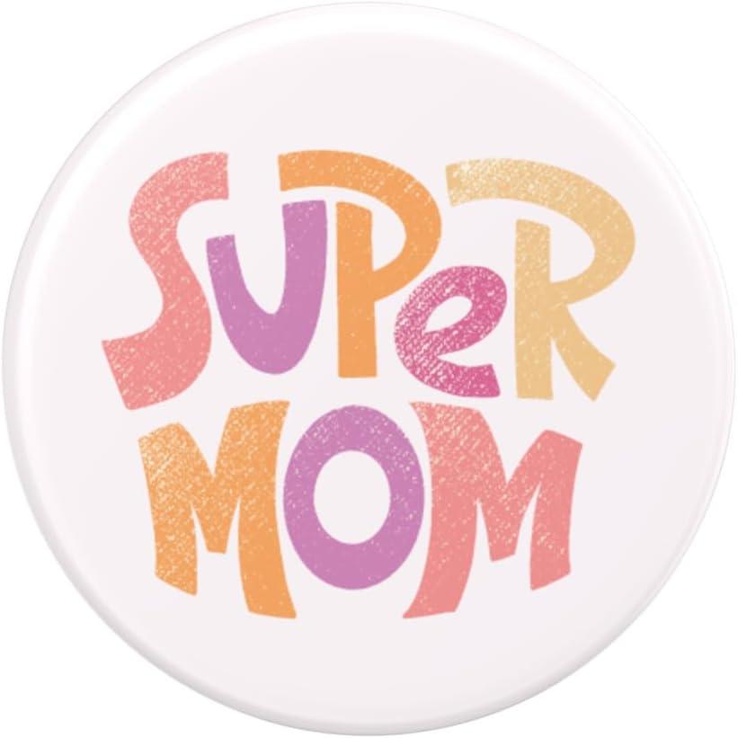imagePopSockets Phone Grip with Expanding Kickstand Adhesive Grip  Proud MomPeachy Mom