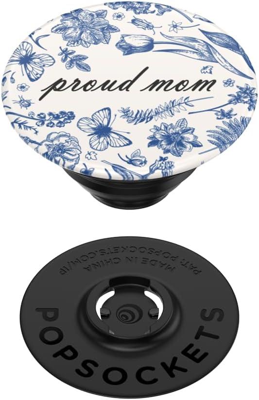 imagePopSockets Phone Grip with Expanding Kickstand Adhesive Grip  Proud MomProud Mom