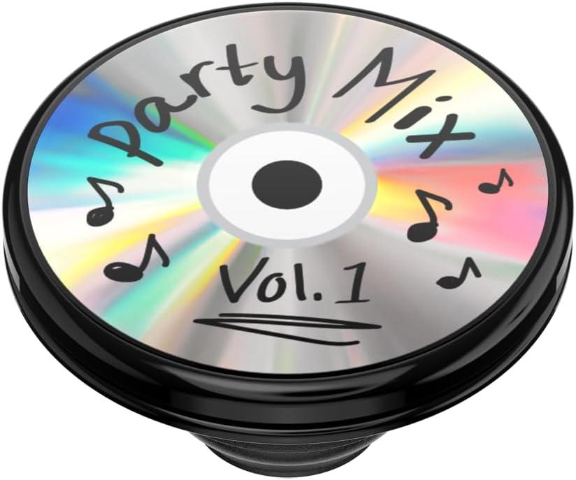 imagePopSockets Phone Grip with Expanding Kickstand Adhesive Grip SilverParty Mix