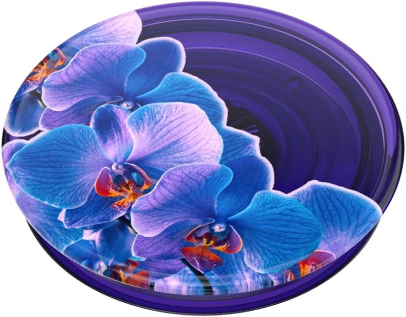 imagePopSockets Phone Grip with Expanding Kickstand Adhesive Grip Translucent Dark OrchidDark Orchid