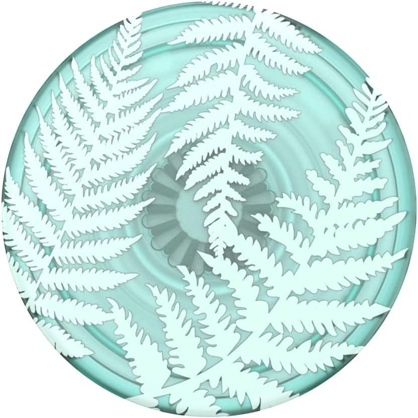 imagePopSockets Phone Grip with Expanding Kickstand Adhesive Grip Translucent Dark OrchidFern