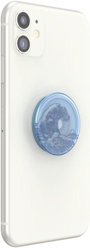 imagePopSockets Phone Grip with Expanding Kickstand Adhesive Grip Translucent Dark OrchidOcean