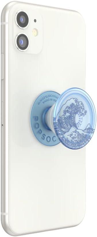 imagePopSockets Phone Grip with Expanding Kickstand Adhesive Grip Translucent Dark OrchidOcean