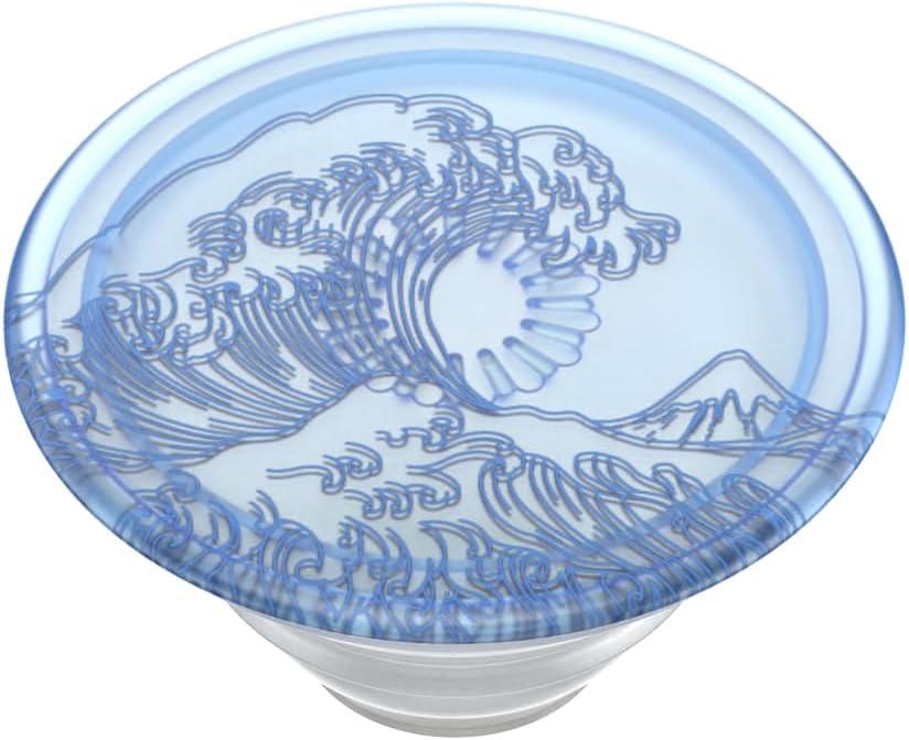 imagePopSockets Phone Grip with Expanding Kickstand Adhesive Grip Translucent Dark OrchidOcean