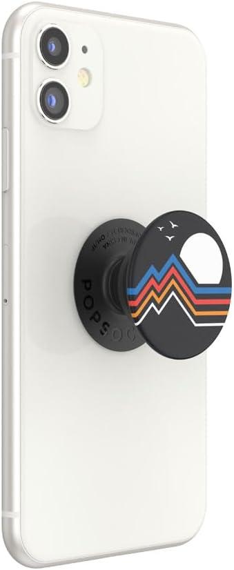 imagePopSockets Phone Grip with Expanding Kickstand Plant Pattern PopGrip  You SucculentMoon Horizon