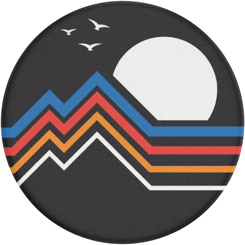 imagePopSockets Phone Grip with Expanding Kickstand Plant Pattern PopGrip  You SucculentMoon Horizon