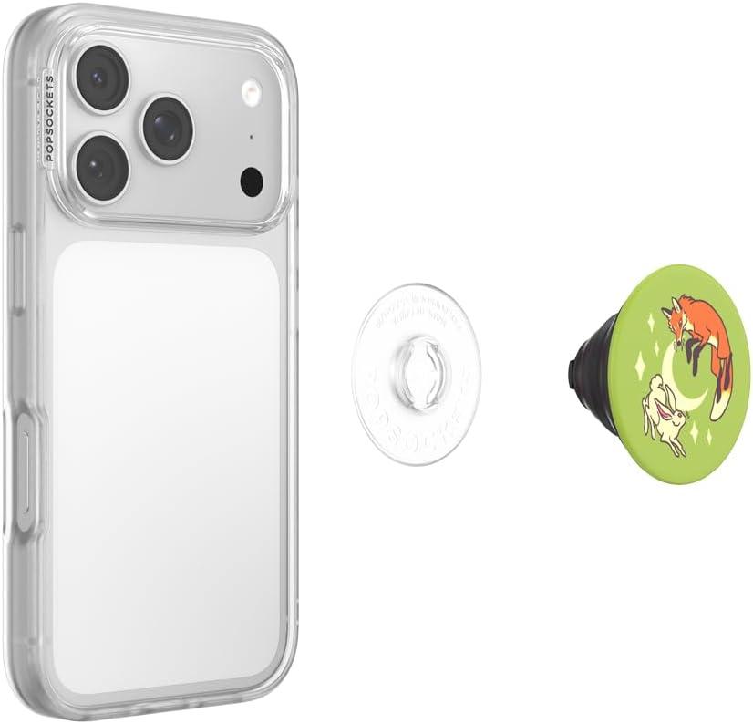 imagePopSockets Swappable PopTop for Phone Grips Compatible with Adhesive or MagSafe Bases  The Fox in The Hare
