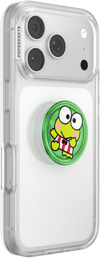 imagePopSockets Swappable PopTop for Phone Grips Compatible with Adhesive or MagSafe Bases Sanrio  Dancing Keroppi