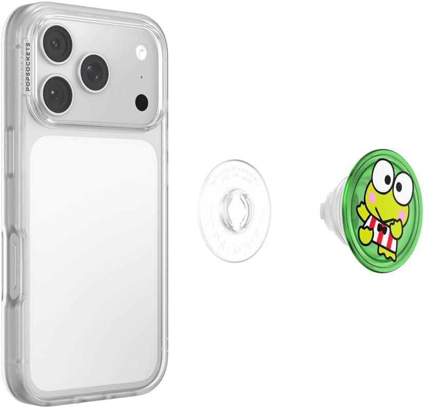 imagePopSockets Swappable PopTop for Phone Grips Compatible with Adhesive or MagSafe Bases Sanrio  Dancing Keroppi