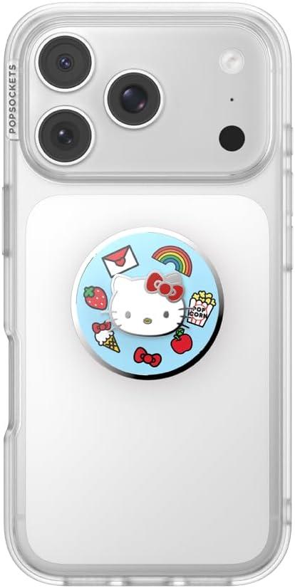imagePopSockets Swappable PopTop for Phone Grips Compatible with Adhesive or MagSafe Bases Sanrio  Spinner Hello Kittys Goodies