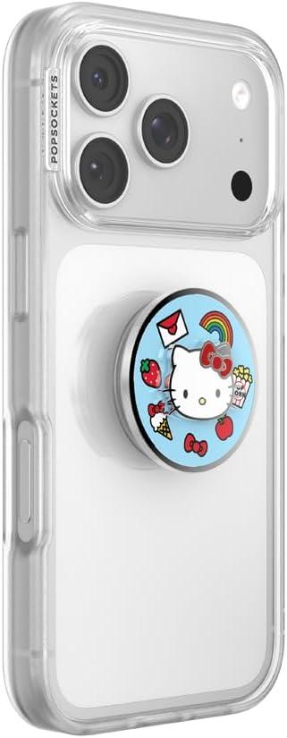 imagePopSockets Swappable PopTop for Phone Grips Compatible with Adhesive or MagSafe Bases Sanrio  Spinner Hello Kittys Goodies