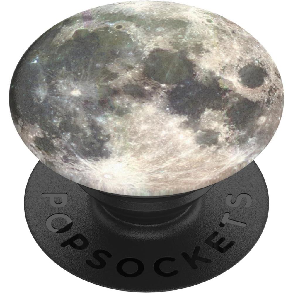 imagePopSockets  Phone Grip with Expanding Kickstand Galaxy PopGrip Moon