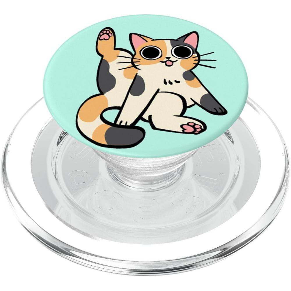imagePopSockets Phone Grip Cat PopSocket Clean Cat PopSockets Adhesive PopGripMagnetic PopGrip