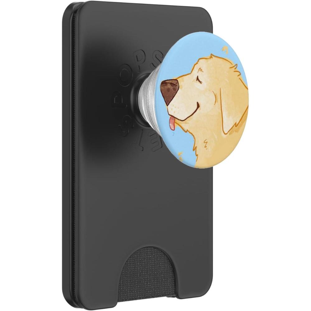 imagePopSockets Phone Grip Dog PopSocket Golden Boy PopSockets Adhesive PopGripMagnetic PopWallet