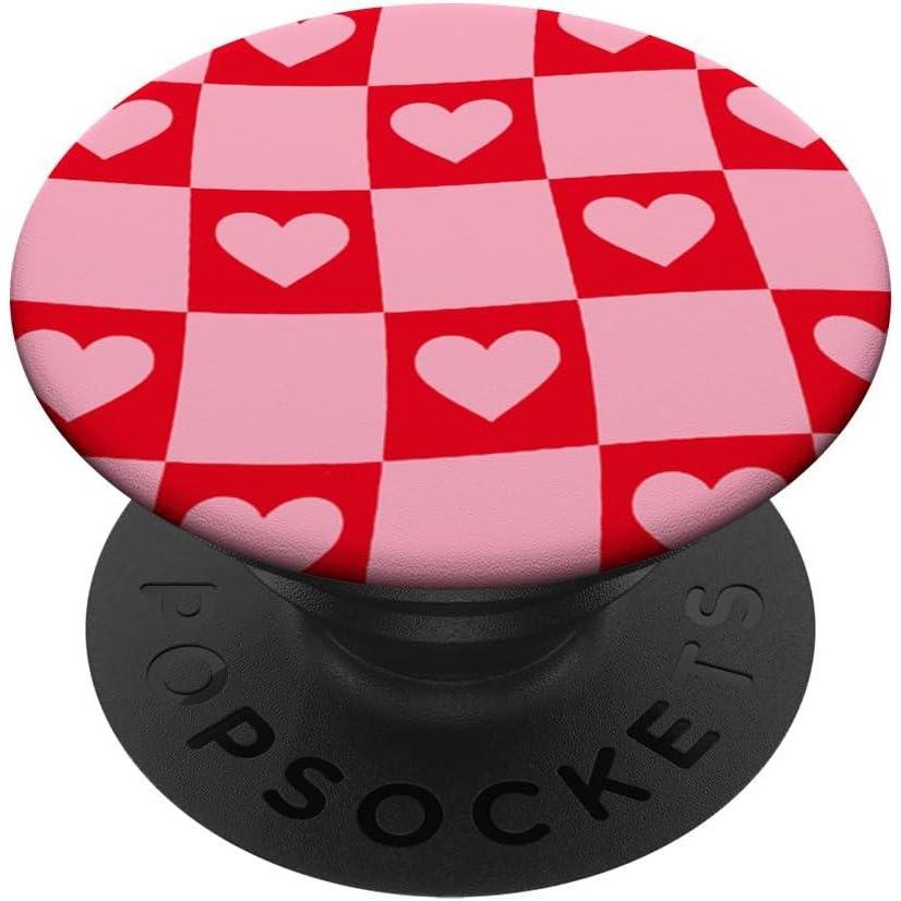 imagePopSockets Phone Grip Heart PopSocket Checkmate Heart PopSockets Adhesive PopGripAdhesive PopGrip