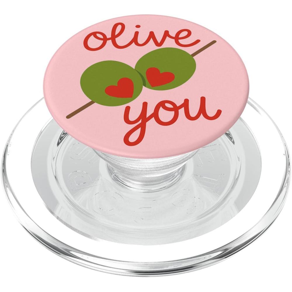 imagePopSockets Phone Grip Heart PopSocket Olive You PopSockets Adhesive PopGripMagnetic PopGrip