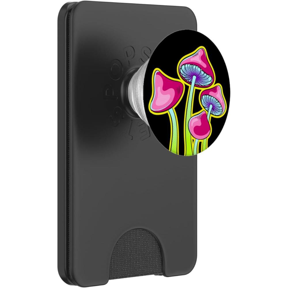 imagePopSockets Phone Grip Mushroom PopSocket Trippy Shroom PopSockets Adhesive PopGripMagnetic PopWallet