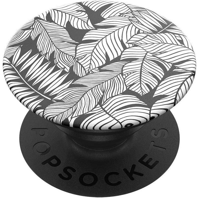 imagePopSockets Phone Grip with Expanding Kickstand Plant Pattern PopGrip  You SucculentMono Jungle