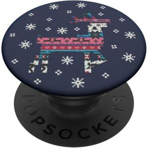PopSockets Holiday Phone Grip & Stand, Holiday – Reindeer PopSockets Adhesive PopGrip(Adhesive PopGrip)