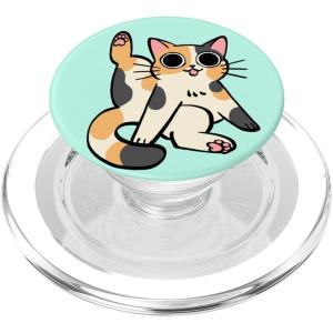 PopSockets Phone Grip – Cat PopSocket – Clean Cat PopSockets Adhesive PopGrip(Magnetic PopGrip)