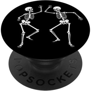 PopSockets Phone Grip – Funny PopSocket – Dancing Skeleton PopSockets Adhesive PopGrip(Adhesive PopGrip)
