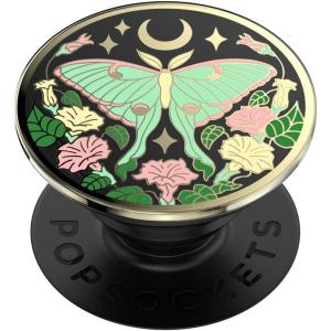 ​​​​PopSockets Phone Grip with Expanding Kickstand, Adhesive Grip – Enamel Luna Moth