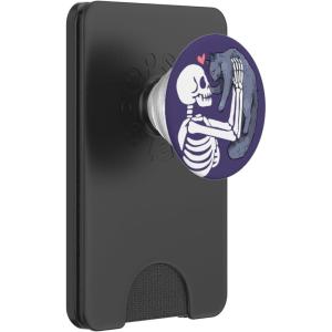 PopSockets Skull & Goth Phone Grip & Stand – Skeleton & Cat PopSockets Adhesive PopGrip(Magnetic PopWallet)